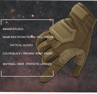 Touch Screen Tactical Gloves Men Army Sports Military