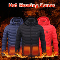 Heizjacke Winter Windbreaker