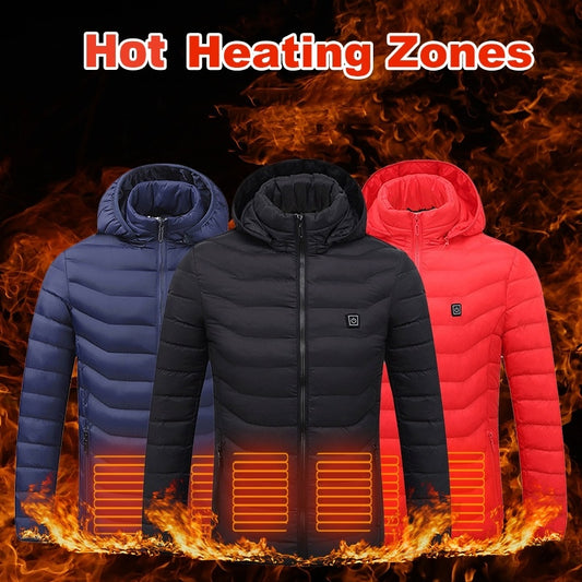 Heizjacke Winter Windbreaker