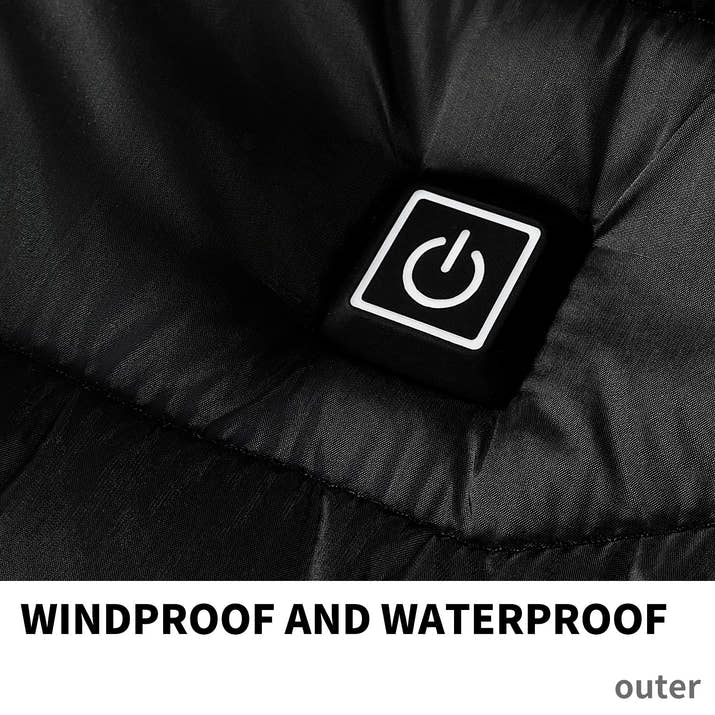 Heizjacke Winter Windbreaker