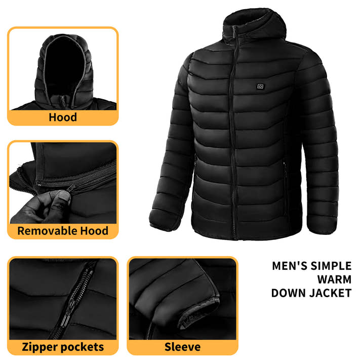 Heizjacke Winter Windbreaker