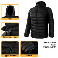 Heizjacke Winter Windbreaker